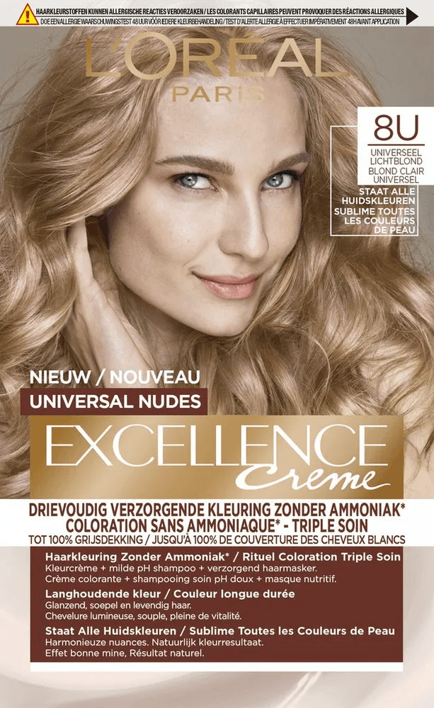 L'Oréal Paris Excellence Creme - 8U Universeel Lichtblond