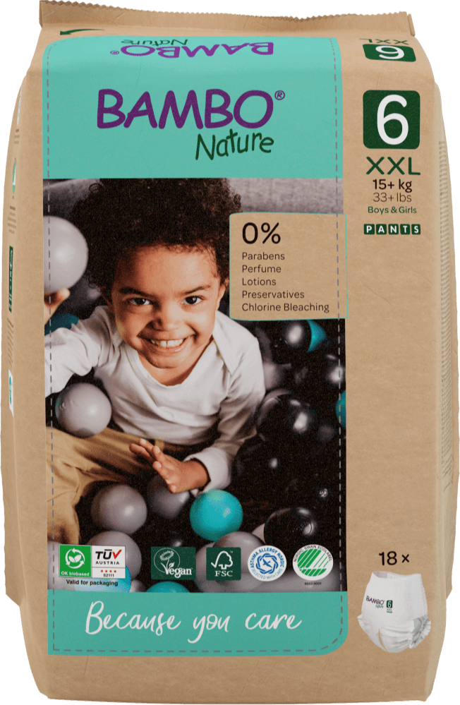 Bambo Nature Maat 6 Luierbroekjes XXL