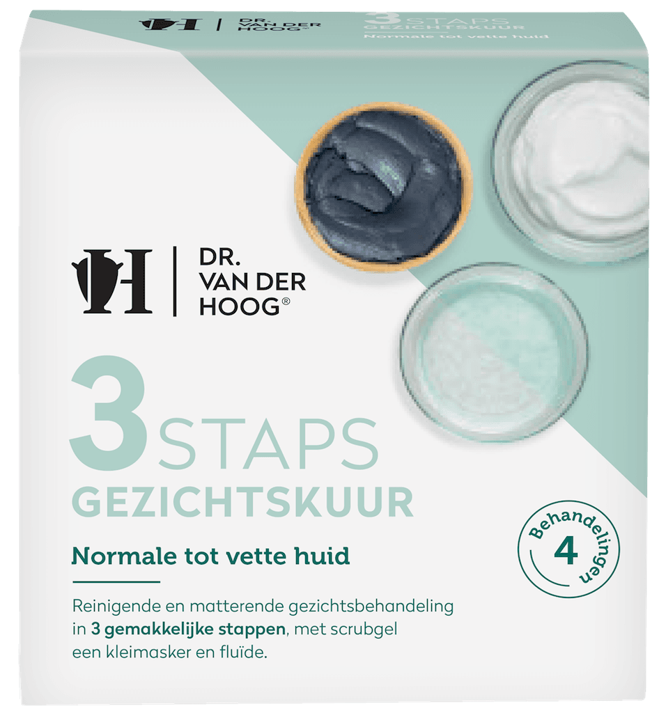 Dr Van Der Hoog 3 Staps Gezichtskuur Normale tot Vette Huid