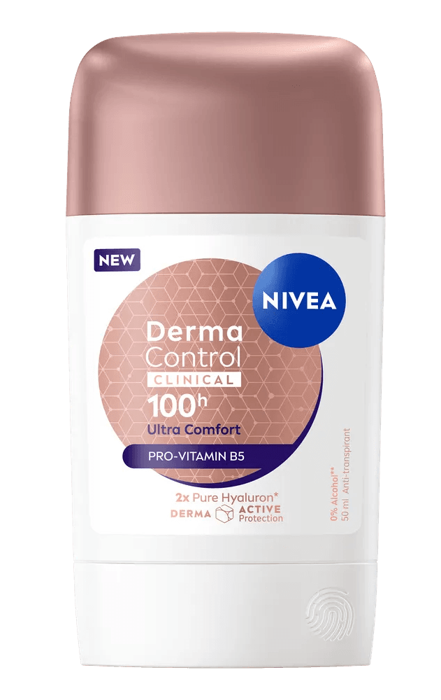 Nivea Derma Control Clinical 100H Ultra Comfort Anti-transpirant Stick