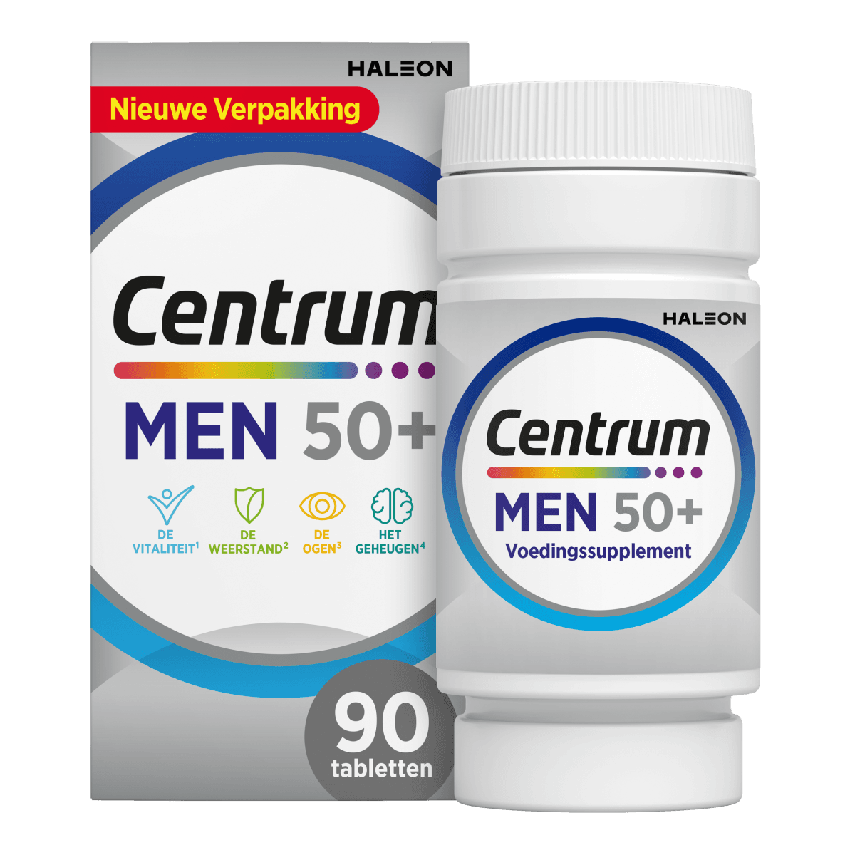 Centrum Men 50+ Multivitaminen Tabletten 90st