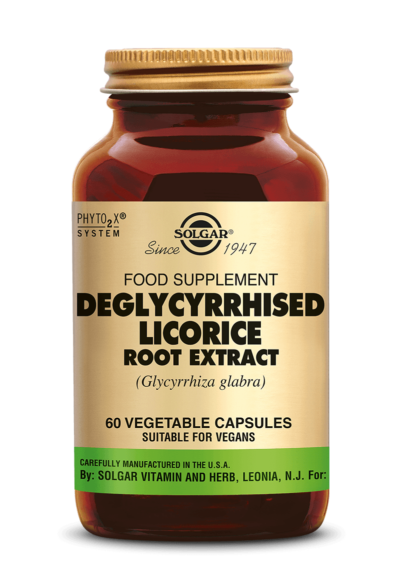 Solgar Deglycyrrhised Licorice (Zoethout) Root Extract Capsules