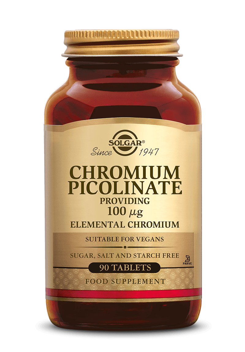 Solgar Chromium (Chroom) Picolinate 100 mcg Tabletten