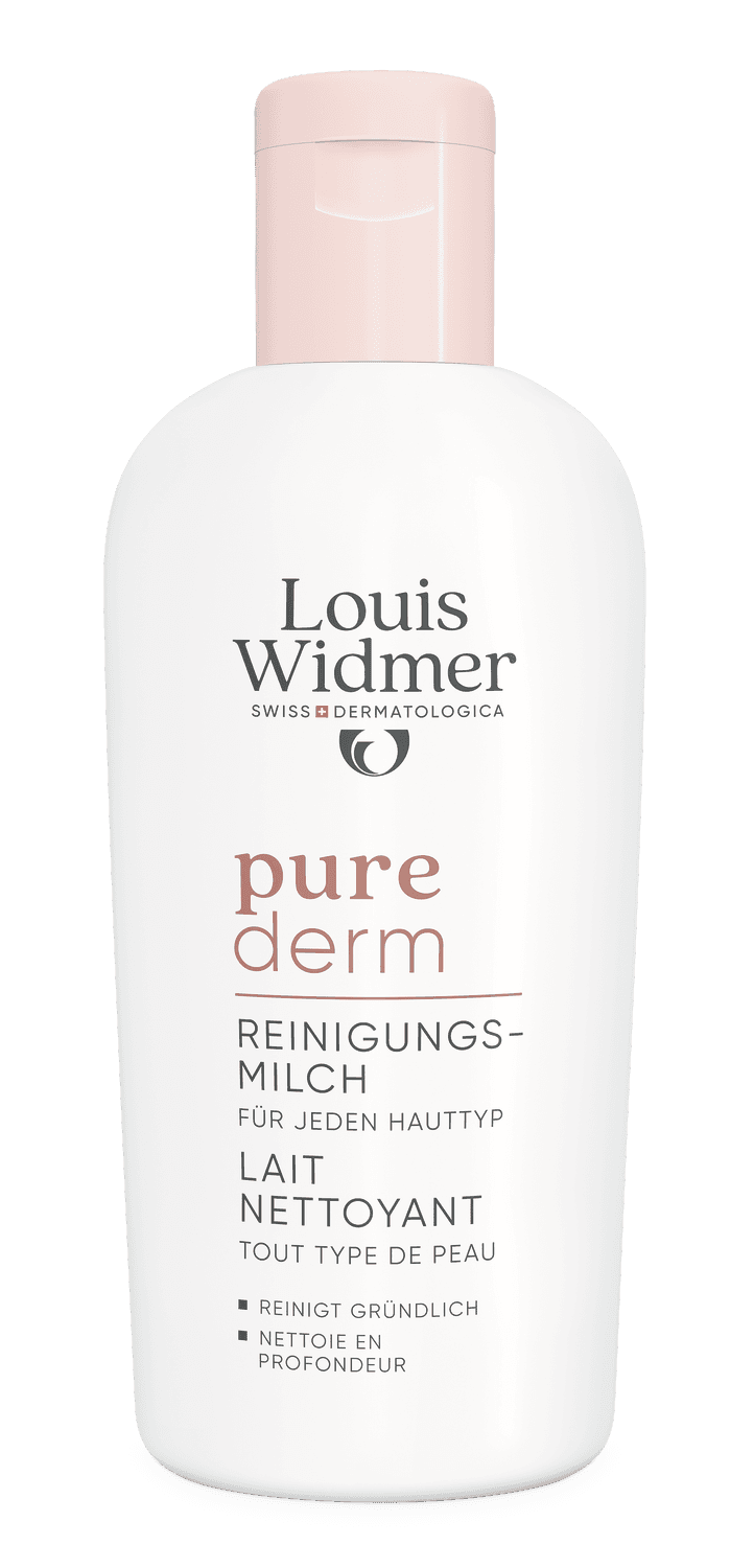 Louis Widmer Purederm Reinigingsmelk Licht Geparfumeerd