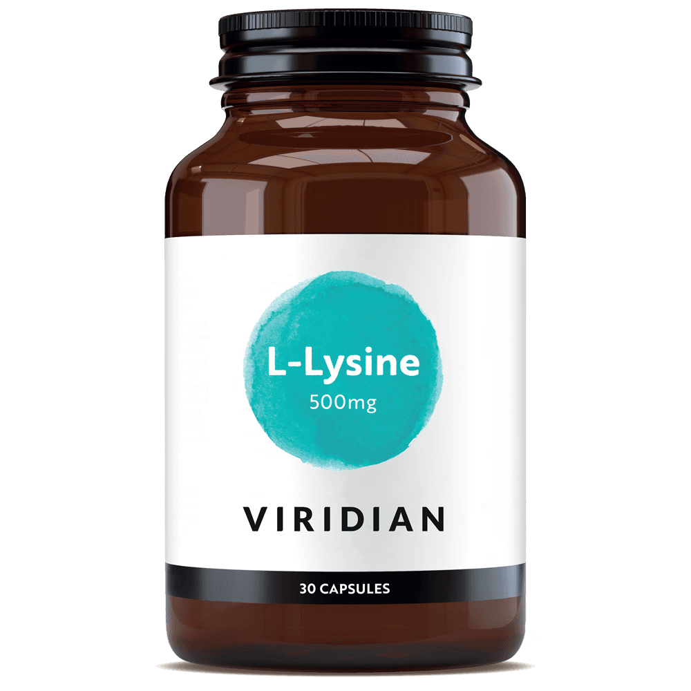 Viridian L-lysine 500mg Capsules