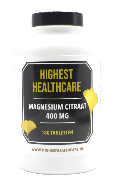 Highest Healthcare Magnesium Citraat 400mg Tabletten