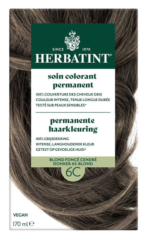 Herbatint Permanente Haarkleuring Donker As-Blond 6C