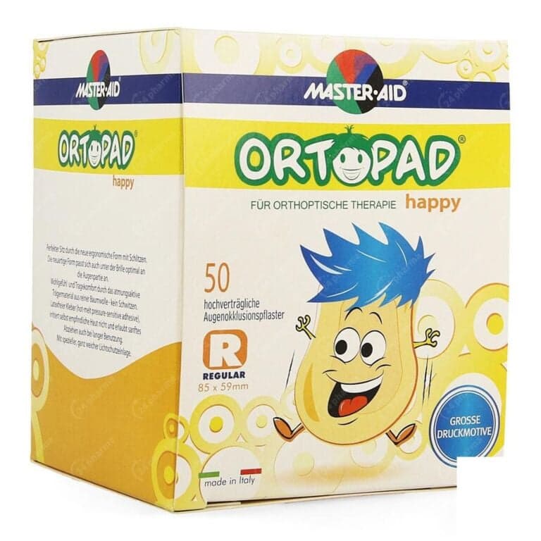 Ortopad Happy Regular Oogpleister 50 Stuks