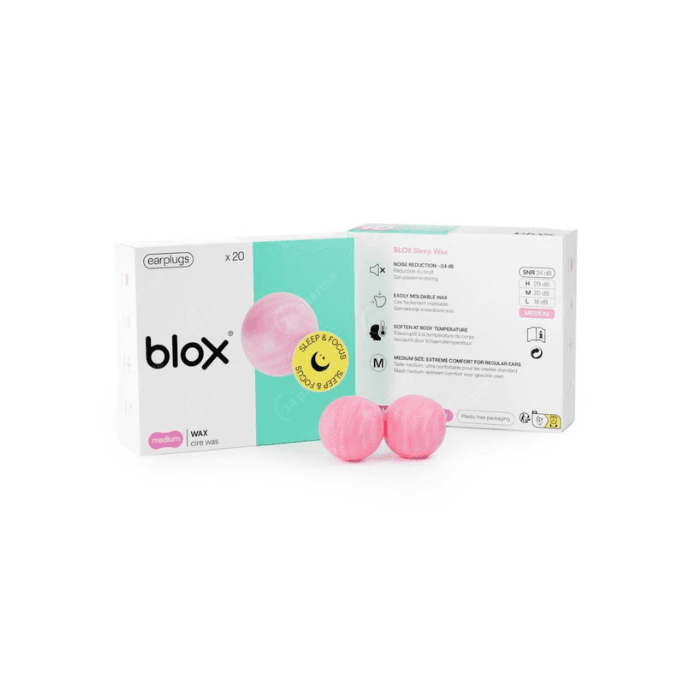 Blox Oordopjes Natuurlijke Was 10 Paar