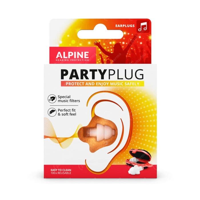 Alpine PartyPlug Transparante Oordopjes 1 Paar