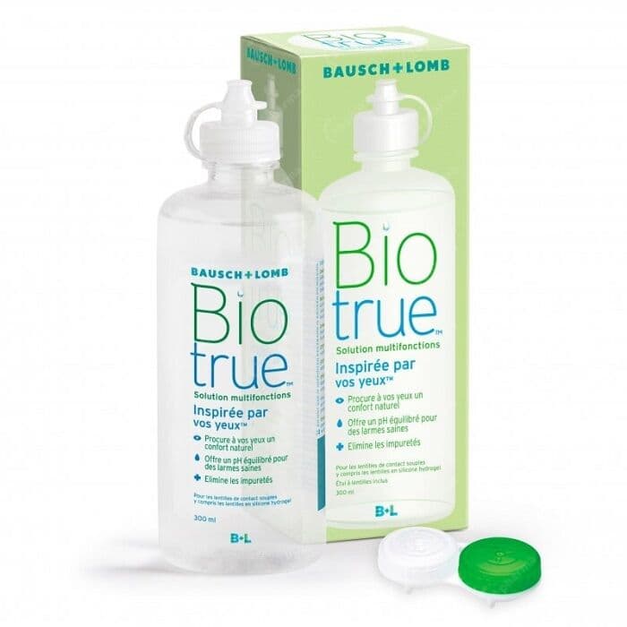 Biotrue Multi Purpose Oplossing 3x300ml + 3 Lenshouders