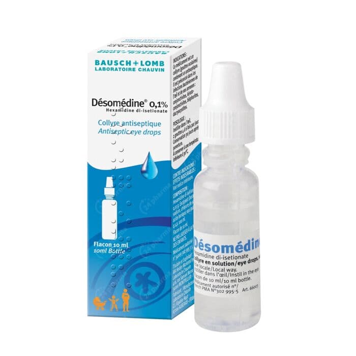 Desomedine 0,1% Antiseptische Oogdruppels 10ml