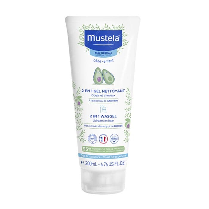 Mustela 2-in-1 Wasgel - Normale Huid - 200ml