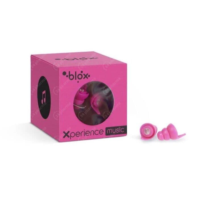 Blox Xperience Music Oordopjes Fluo Roze 1 Paar