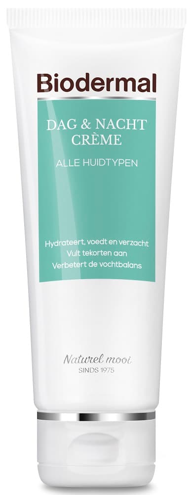 Biodermal Dag & Nachtcrème geschikt voor alle huidtypen - Tube