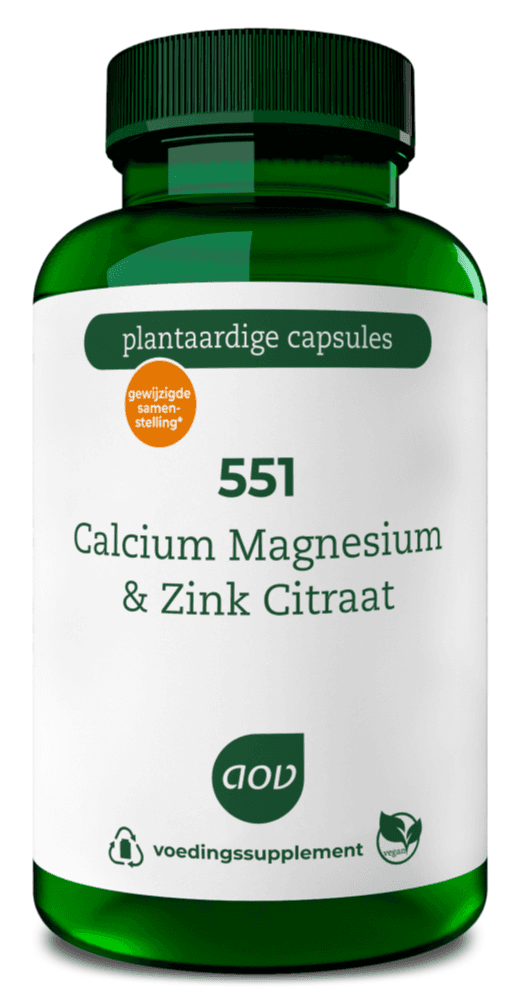 AOV 551 Calcium Magnesium & Zink Citraat Capsules