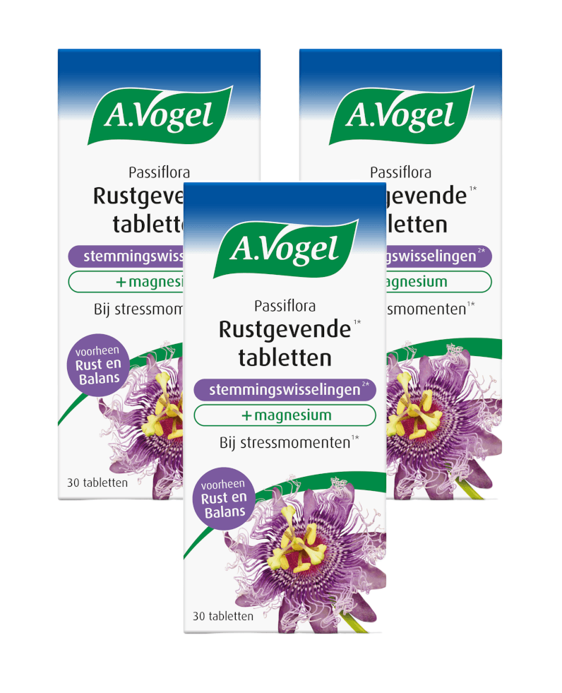 A.Vogel Passiflora Rustgevende * Tabletten Stemmingswisselingen * Multiverpakking