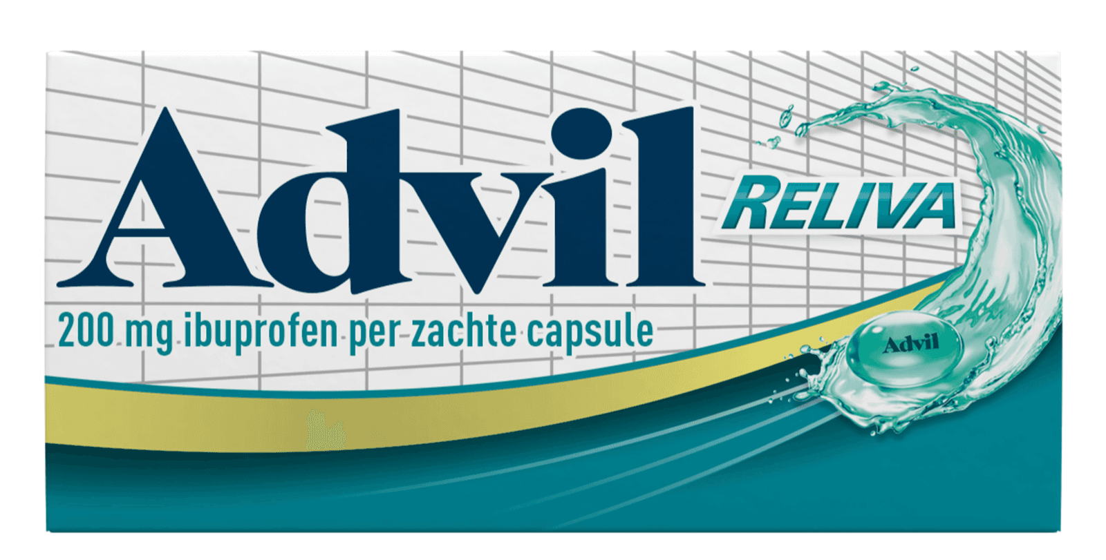Advil Reliva Liquid Capsules 200 mg - voor pijn en koorts