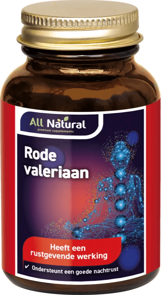 All Natural Rode Valeriaan Dragees