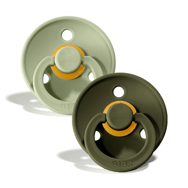 BIBS Fopspeen 6-18 Maanden Sage/Hunter Green