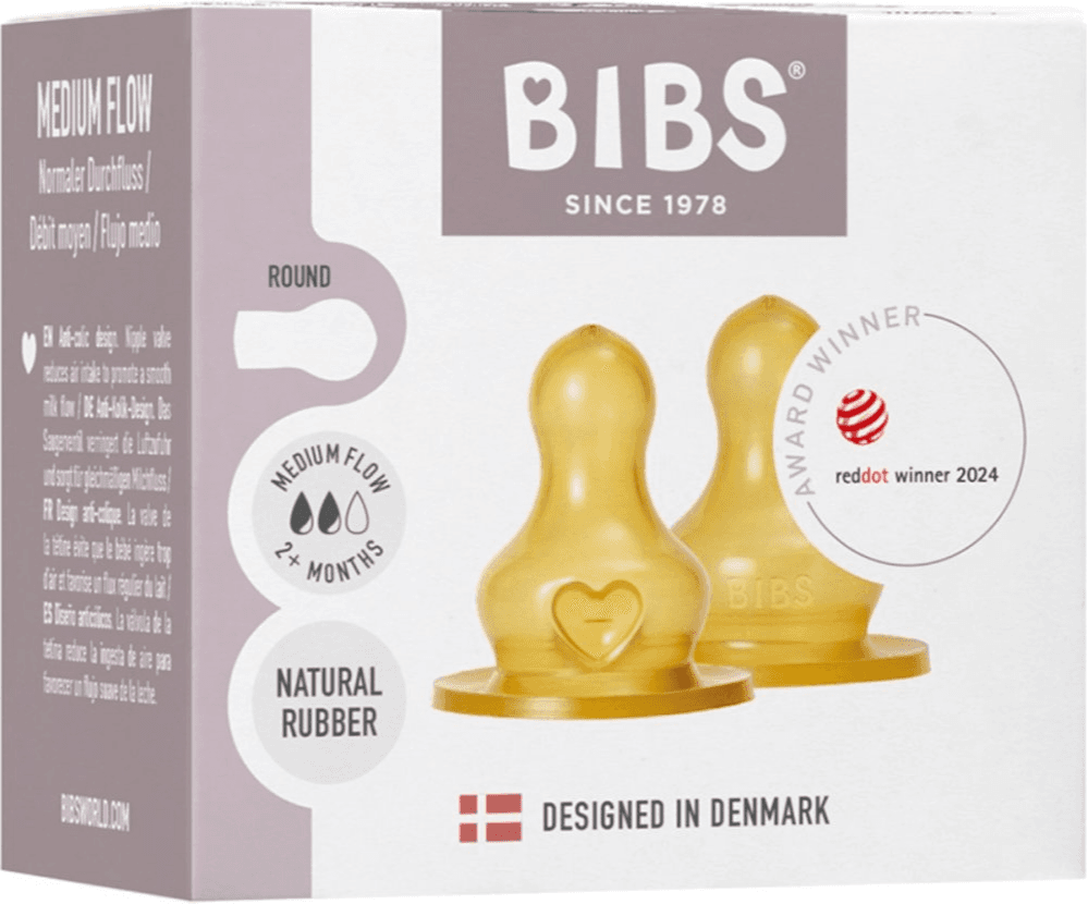 BIBS Medium Flow 2+ Maanden Flessenspenen
