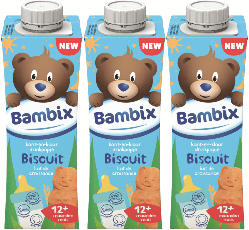 Bambix Drinkpap Kant-en-Klaar Biscuit 12+