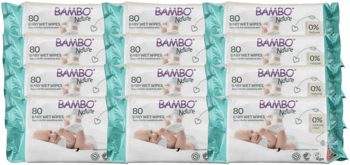 Bambo Nature Babydoekjes Multiverpakking