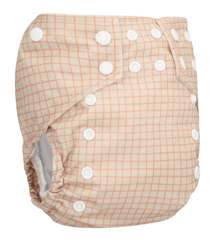 Bumbuns Easy Herbruikbare Luier Tiles Almond Drukknopen