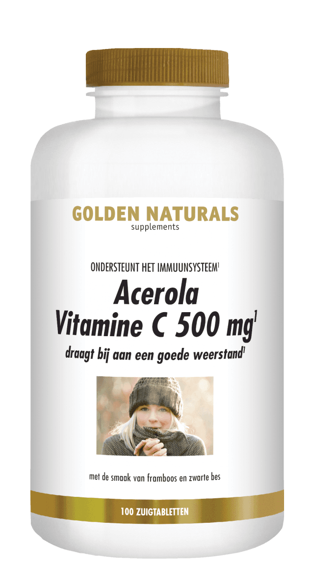 Golden Naturals Acerola Vitamine C 500mg Tabletten