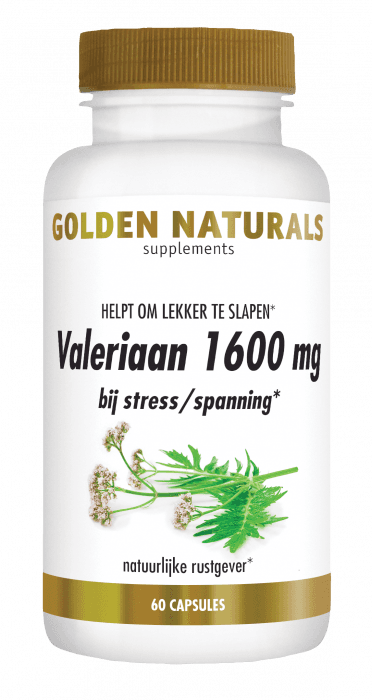 Golden Naturals Valeriaan 1600mg Capsules