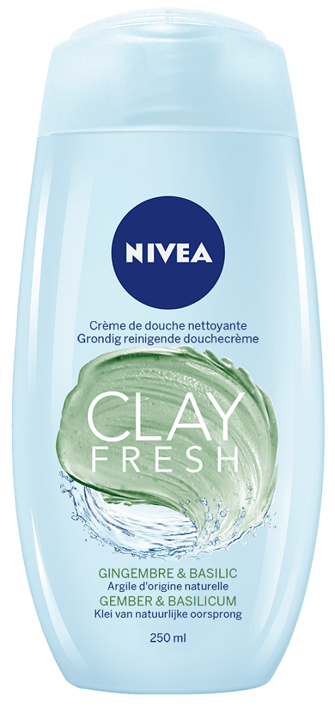 Nivea Clay Fresh Douchecrème Gember & Basilicum