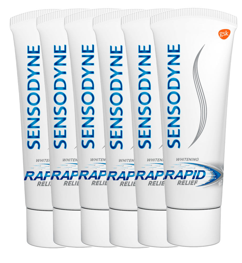 Sensodyne Rapid Relief Whitening Tandpasta voor gevoelige tanden