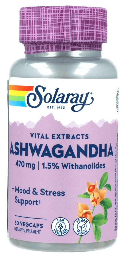 Solaray Ashwagandha Extract Capsules