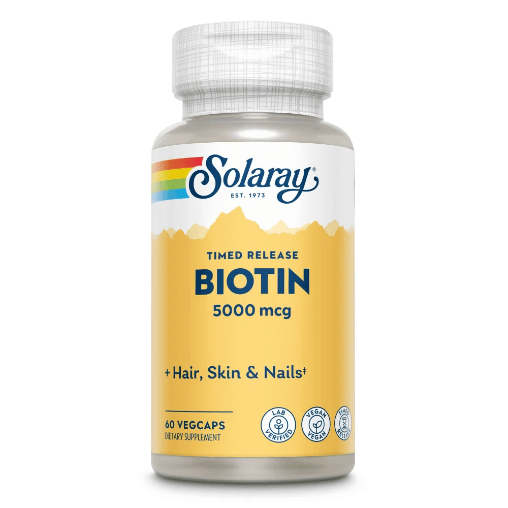Solaray Biotin 5000mcg Capsules