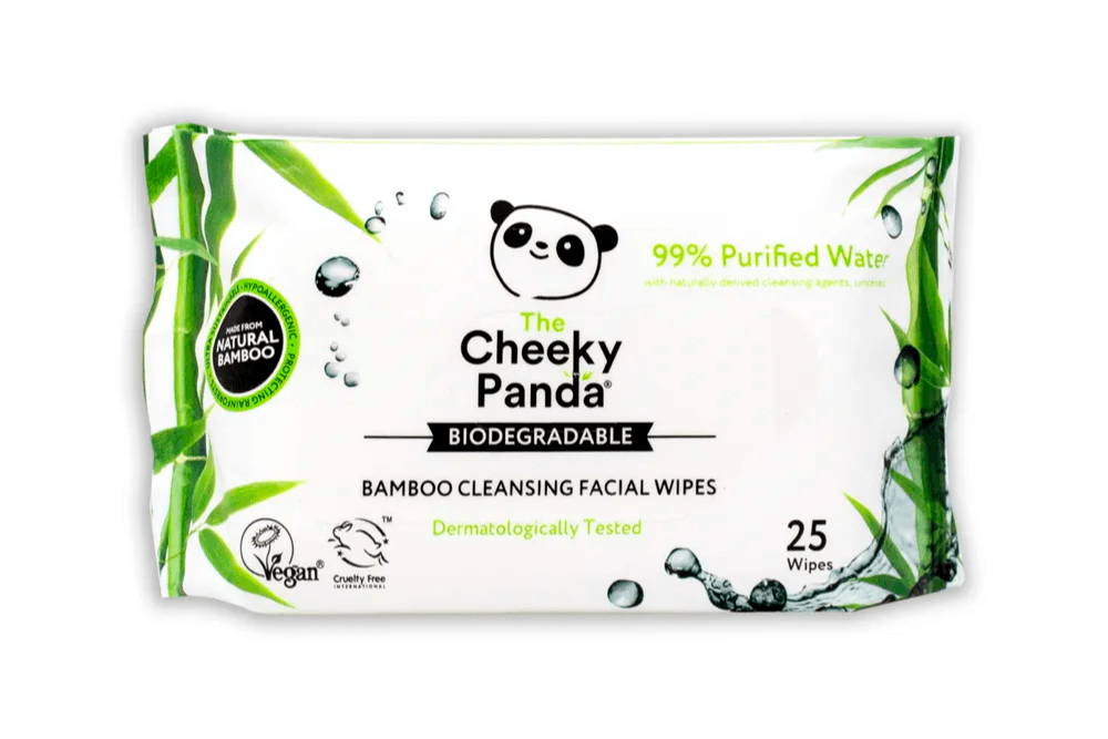The Cheeky Panda Bamboo Cleansing Facial Wipes
