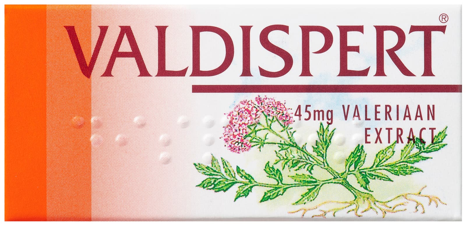 Valdispert 45 mg Valeriaanextract Tabletten - bij lichte vormen van nervositeit en spanning -