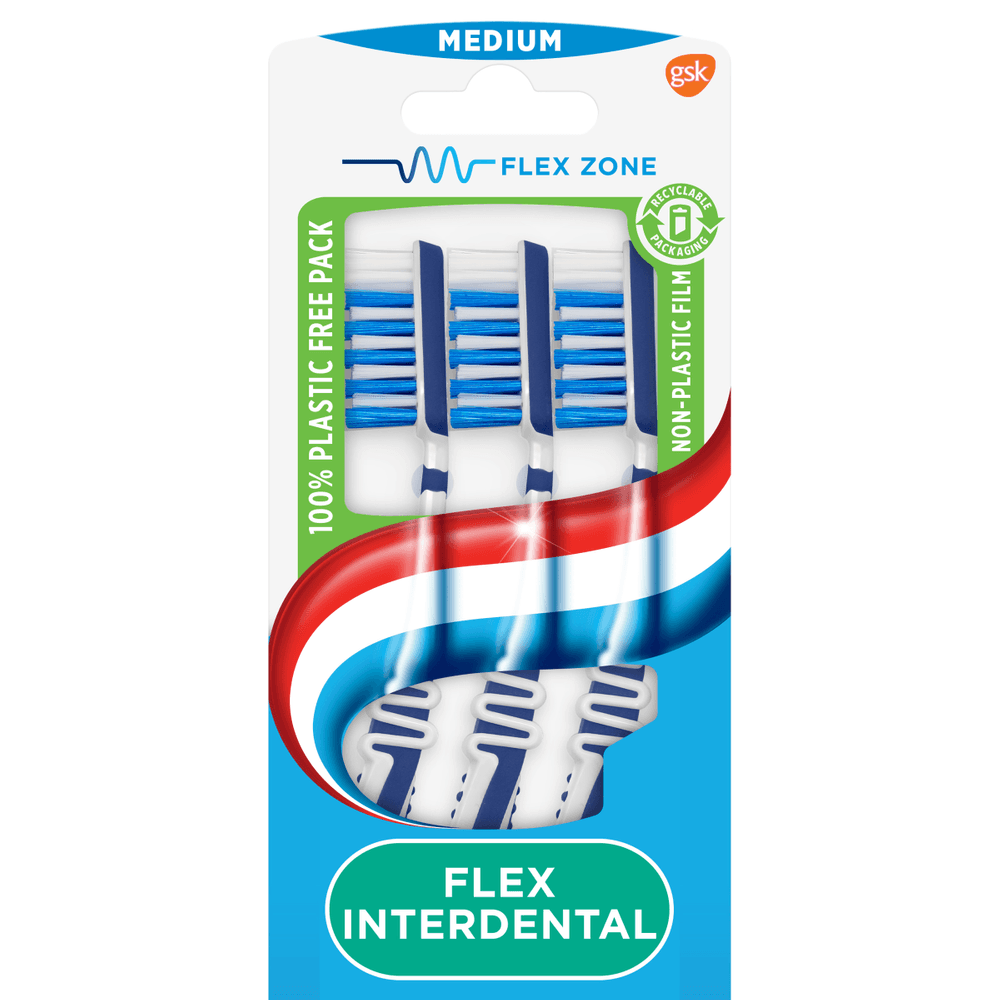 Aquafresh Flex Interdental Tandenborstel Medium