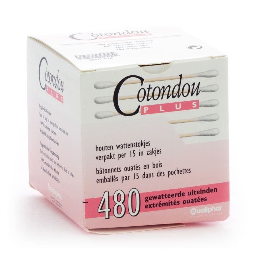 Cotondou Plus Batonnets Ouate Bois 240