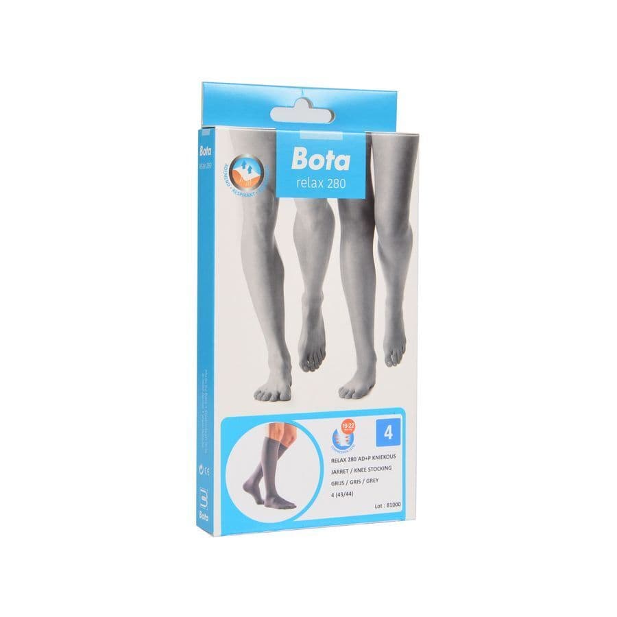 Bota Relax 280 Korte Kous Grys N4 2