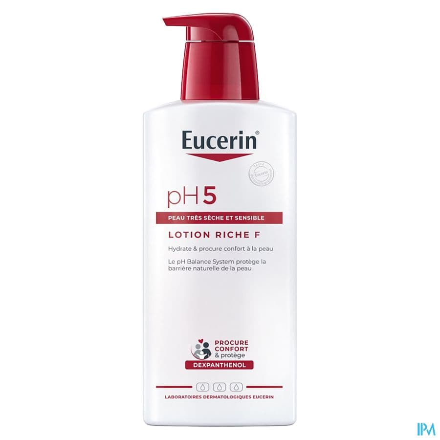 Eucerin PH5 Lotion Riche F Peau Très Sèche Et Sensible Avec Pompe 400ml