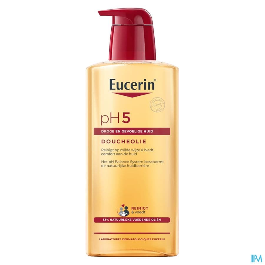 Eucerin PH5 Douche Olie Zeer Droge En Gevoelige Huid Pompfles 400ml