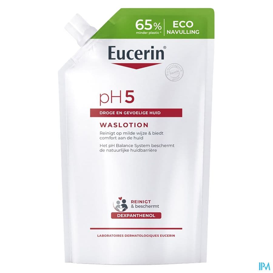 Eucerin PH5 Waslotion Droge En Gevoelige Huid Navulling 400ml