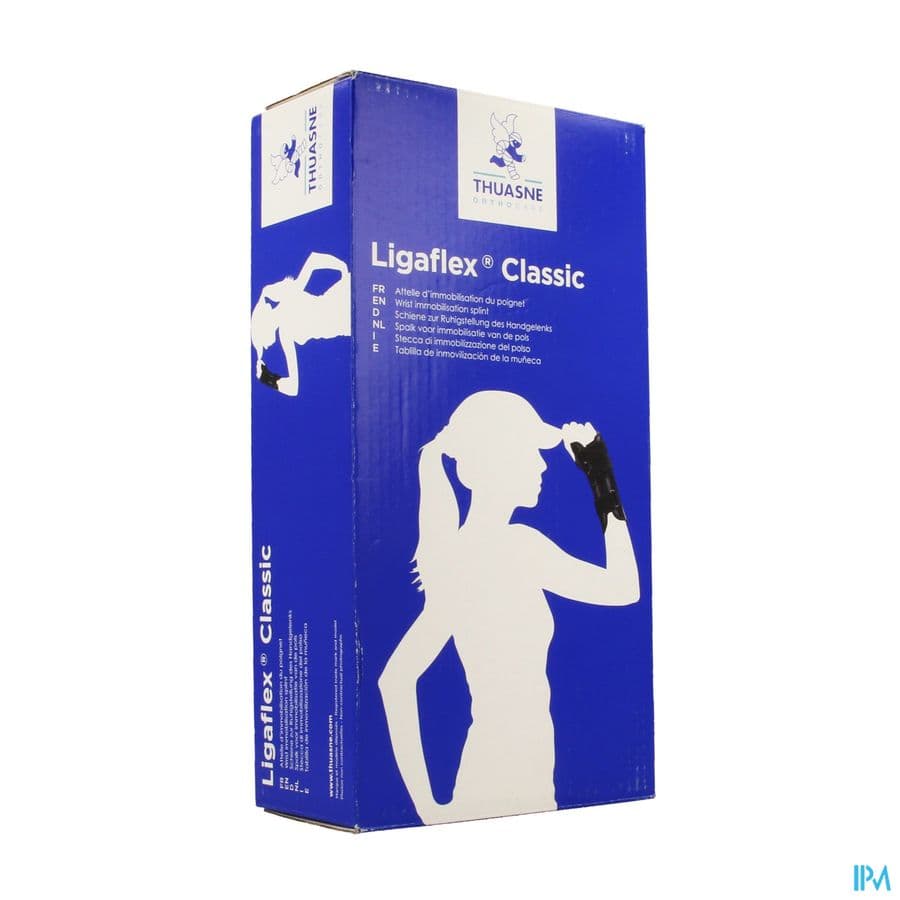 Thuasne Ligaflex Class. Pols Links Zwart T4 243502