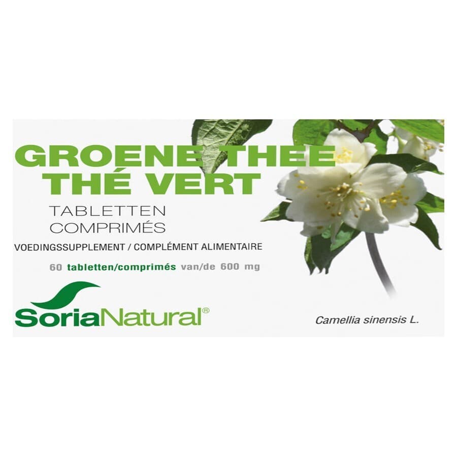 Soria Thé Vert 60 Comprimés