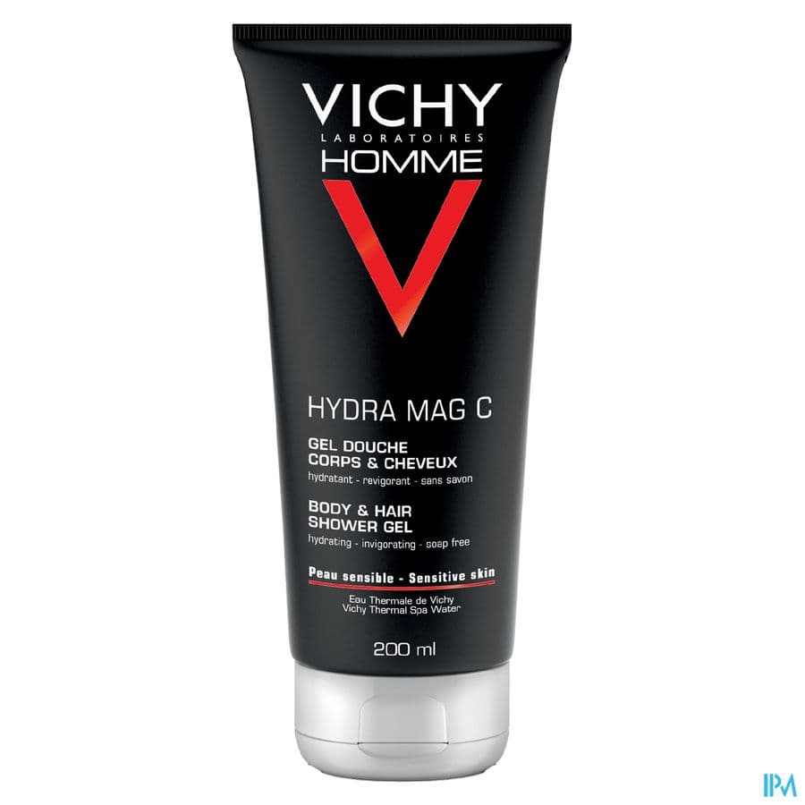 Vichy Homme Hydra Mag C Shower Gel Body & Hair Magnesium Sensitive Skin