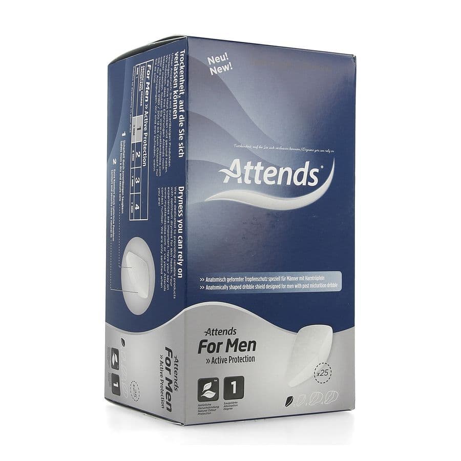 Attends For Men Shield 1 Lange Incontinance 25