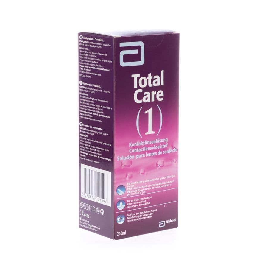 Total Care 1 All-in-one Harde Lens 240ml+lenscase