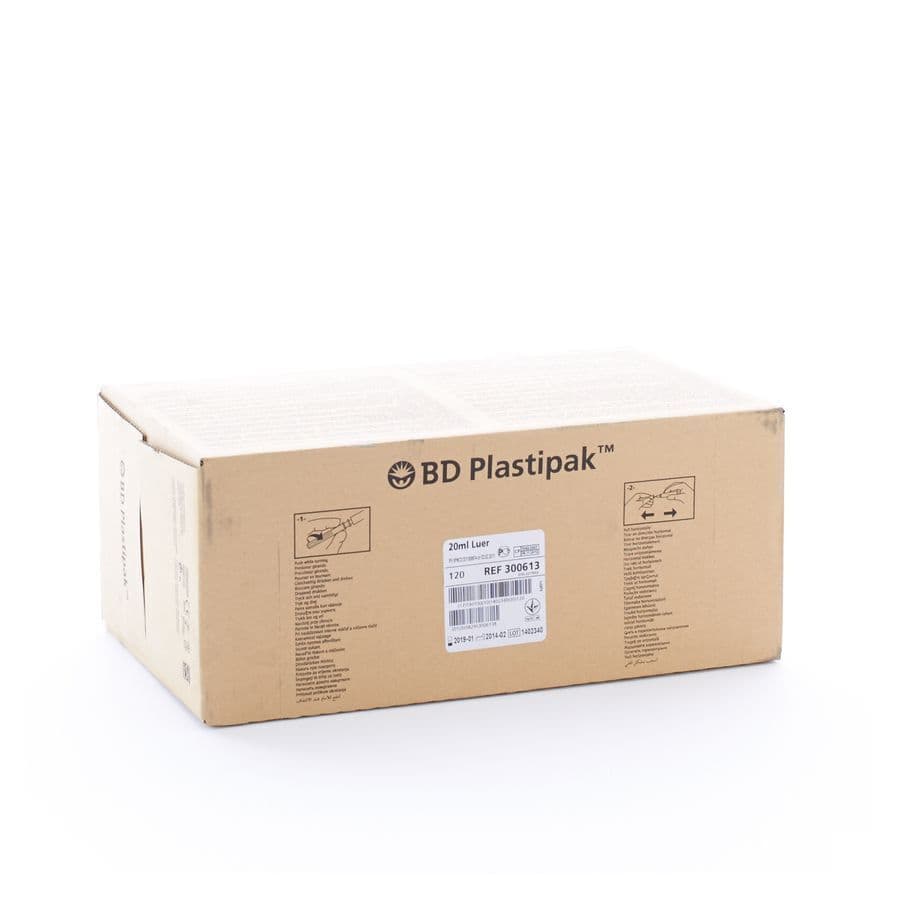 Bd Plastipak Seringue Luer 20ml 120 300613