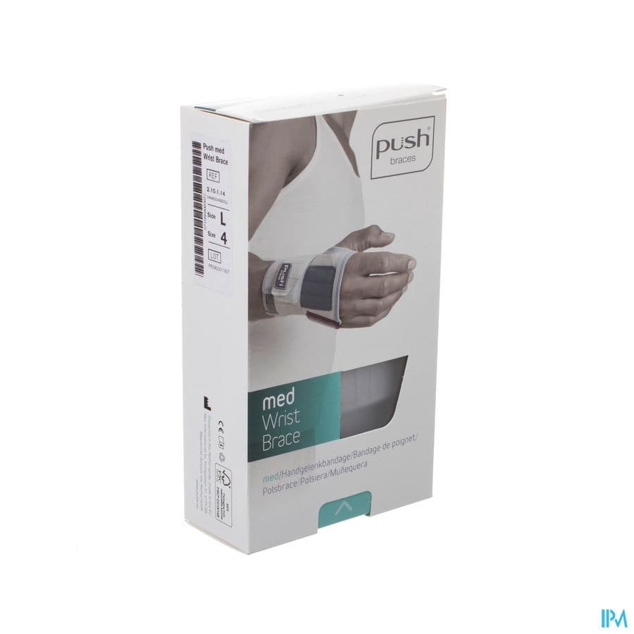 Push Med Polsbrace Links 19-21cm T4