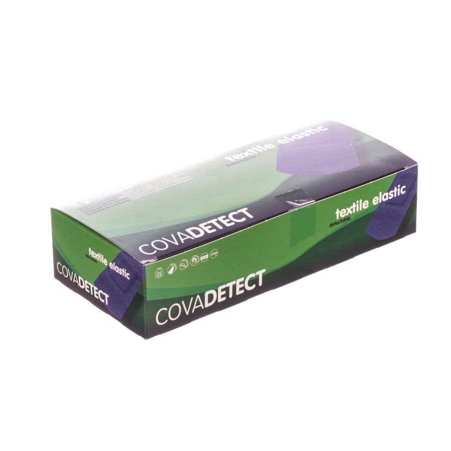 Cova Detectiepleister Blauw 3x12cm Text100 30120t
